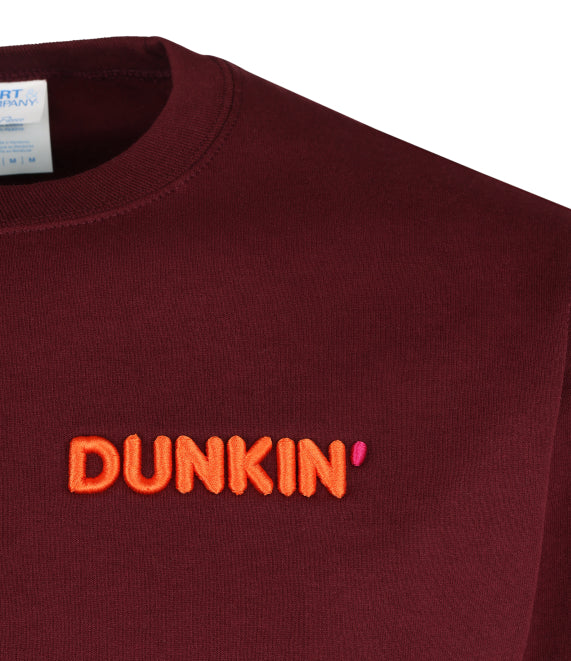 3D Embroidered Crew Sweatshirt