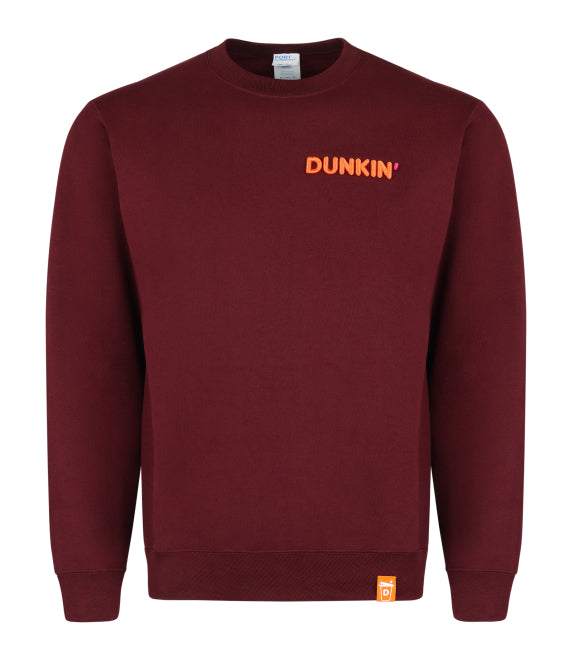 3D Embroidered Crew Sweatshirt