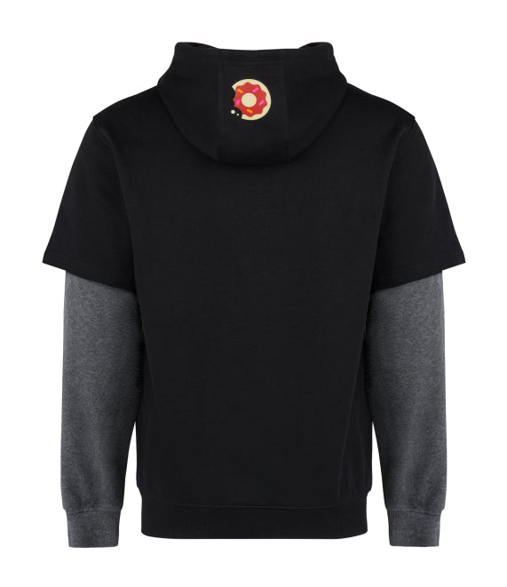 Retro Layered Hoodie