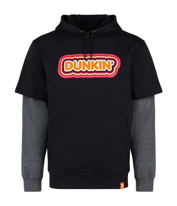 Retro Layered Hoodie