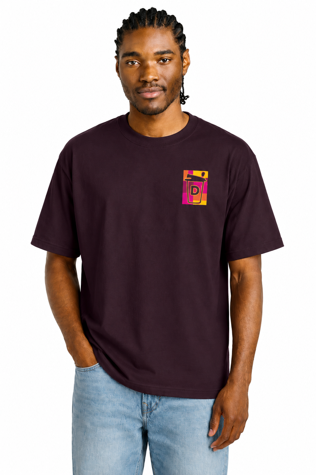 Color Block Boxy Tee