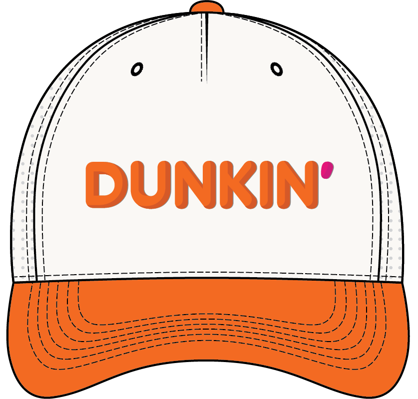 Dunkin' 3D Puff Embroidery Hat