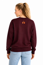 3D Embroidered Crew Sweatshirt