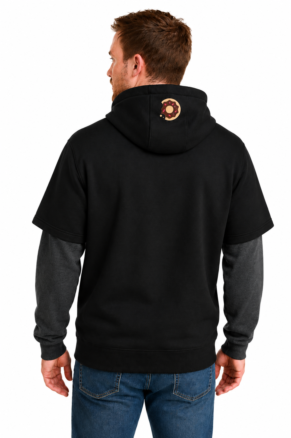 Retro Layered Hoodie
