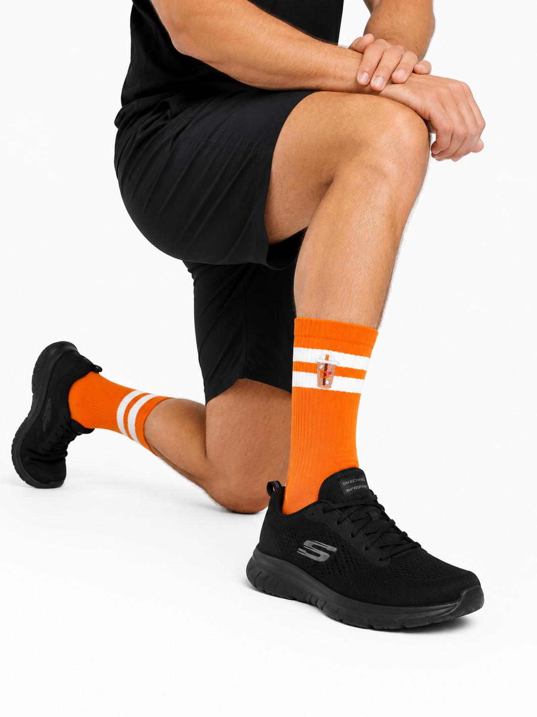 Iced Coffee Crew Socks
