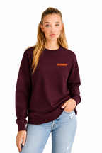 3D Embroidered Crew Sweatshirt